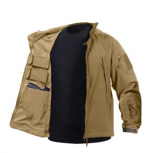 Rothco Concealed Carry Soft Shell Jacket, Coyote Brown, M, 55485-CoyoteBrown-M