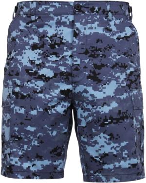 Rothco Camo BDU Shorts, Sky Blue Digital Camo, Medium, 67313-SkyBlueDigitalCamo-M