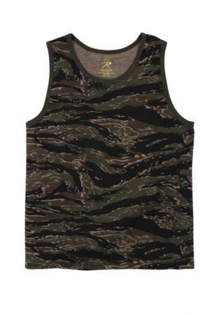 Rothco Camo Tank Top, Tiger Stripe Camo, M, 8723-TigerStripeCamo-M
