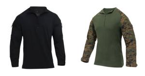 Rothco 1/4 Zip Tactical Airsoft Combat Shirt - Men's, Black, Medium, 10216-Black-M
