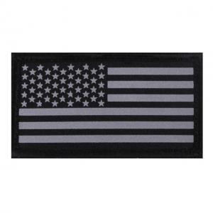 Rothco Reflective Flag Patch With Hook Back, 1909