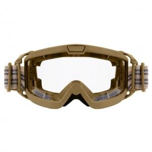 Rothco OTG Ballistic Goggles, Coyote Brown / Clear, 1732-CoyoteBrownClear