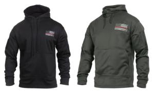 Rothco Thin Red Line Concealed Carry Hoodie, M, 2066-M