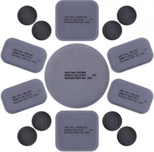 Rothco Tactical Helmet Replacement Pad Set, Grey, 1850