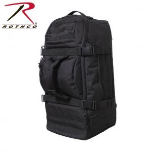 Rothco 3-In-1 Convertible Mission Bag, Black, 23500-Black