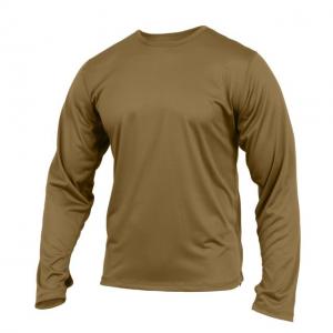 Rothco Gen III Silk Weight Underwear Top, AR 670-1 Coyote Brown, M, 3725-AR670-1CoyoteBrown-M