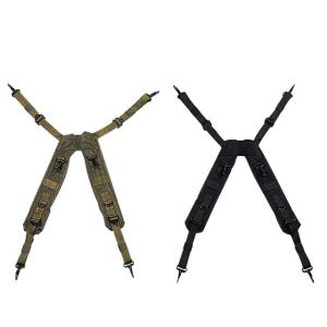 Rothco G.I. Type H Style LC-1 Suspenders, Black, 7046-Black