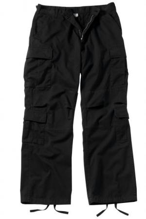 Rothco Vintage Paratrooper Fatigue Pants, Black, Extra Small, 2986-Black-XS