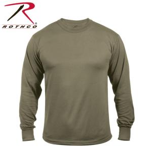 Rothco Moisture Wicking Long Sleeve T-Shirt, AR 670-1 Coyote Brown, XL, 3753-AR670-1CoyoteBrown-XL