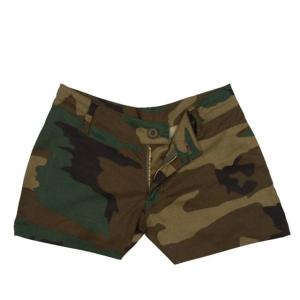 Rothco WoMen's Shorts, Woodland Camo, Small, 3376-WoodlandCamo-S