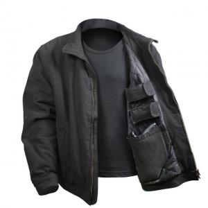 Rothco 3 Season Concealed Carry Jacket, Black, XL, 5385-Black-XL