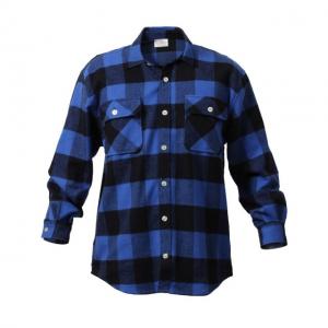 Rothco Extra Heavyweight Buffalo Plaid Flannel Shirts, Blue Plaid, 5XL, 3742-BluePlaid-5XL