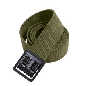 Rothco Military Web Belts w/ Open Face Buckle, Black, Olive Drab, 54, 4292-Black-OliveDrab-54Inches