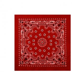 Rothco Large Trainmen Bandanas 27 Inch, Red/White, 4349-RedWhite