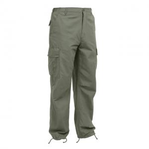 Rothco Vintage Vietnam Fatigue Pant Rip-Stop, Olive Drab, 2XL, 4388-OliveDrab-2XL