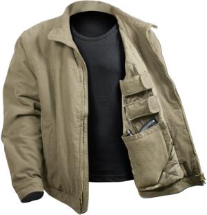 Rothco 3 Season Concealed Carry Jacket, Khaki, Small, 5385-Khaki-S