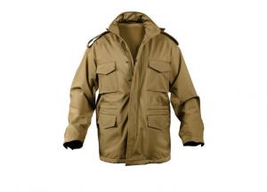 Rothco Soft Shell Tactical M-65 Field Jacket, Coyote Brown, L, 5244-CoyoteBrown-L