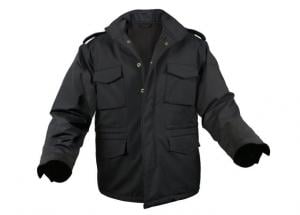 Rothco Soft Shell Tactical M-65 Field Jacket, Black, M, 5247-Black-M
