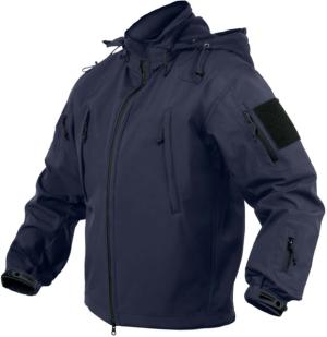 Rothco Concealed Carry Soft Shell Jacket, Midnight Navy Blue, Small, 56385-MidnightNavyBlue-S