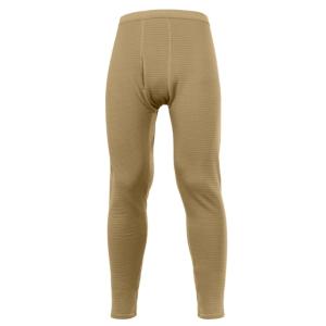 Rothco ECWCS Gen III Mid-Weight Underwear Bottoms - Mens, 2XL, Coyote Brown, 69045