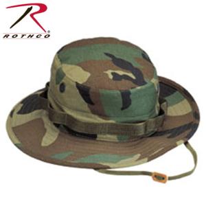 Rothco 100% Cotton Rip-Stop Boonie Hat, Woodland Camo, 7 1/4, 5817-WoodlandCamo-714