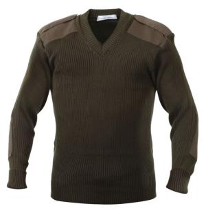Rothco G.I. Style Acrylic V-Neck Sweater, Olive Drab, M, 6345-OliveDrab-M