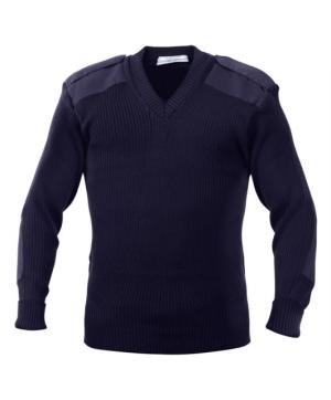 Rothco G.I. Style Acrylic V-Neck Sweater, Navy Blue, M, 6345-NavyBlue-M