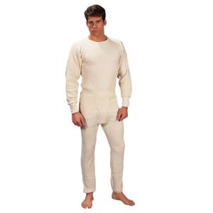 Rothco Extra Heavyweight Thermal Knit Bottoms - Men's, 2XL, White, 6459