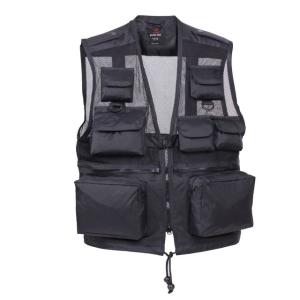 Rothco Tactical Recon Vest, Black, Small, 6484-Black-S