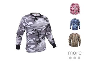 Rothco Long Sleeve Camo T-Shirt, Tiger Stripe Camo, 3XL, 66786-TigerStripeCamo-3XL