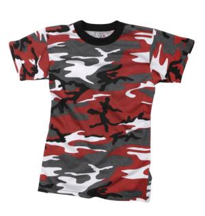 Rothco Kids Camo T-Shirts, Red Camo, XL, 66700-RedCamo-XL