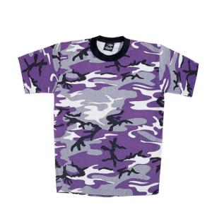 Rothco Kids Camo T-Shirts, Ultra Violet Camo, M, 6743-UltraVioletCamo-M