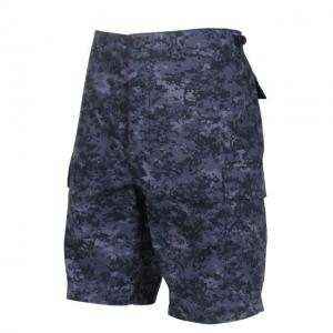 Rothco Camo BDU Shorts, Midnight Digital Camo, L, 68213-MidnightDigitalCamo-L