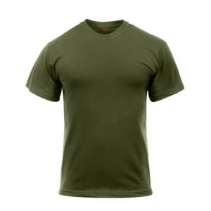 Rothco Solid Color Poly/Cotton Military T-Shirt, Olive Drab, L, 6979-OliveDrab-L