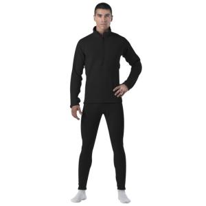 Rothco ECWCS Gen III Level II Mid-Weight Underwear Top - Mens, Black, Medium, 69030-Black-M