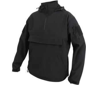 Rothco Concealed Carry Soft Shell Anorak, Men's, Black, Large, 3840-409