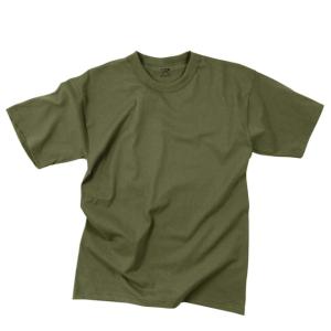 Rothco Solid Color 100% Cotton T-Shirt, Olive Drab, XL, 7979-OliveDrab-XL