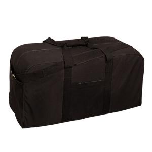 Rothco Canvas Jumbo Cargo Bag, Black, 8134-Black