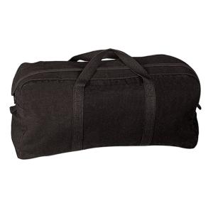 Rothco Canvas Tanker Style Tool Bag, Black, 8183-Black