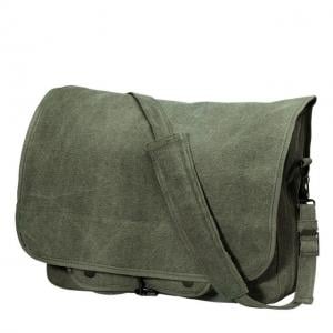 Rothco Vintage Canvas Paratrooper Bag, Vintage Olive Drab, 9128-VintageOliveDrab