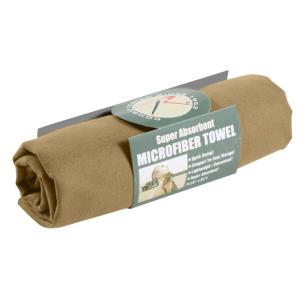 Rothco Microfiber Towel, Coyote Brown, 15x24, 94-CoyoteBrown-15x24