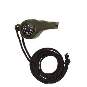 Rothco Super Whistle with Compass & Thermometer, Olive Drab, 9401-OliveDrab