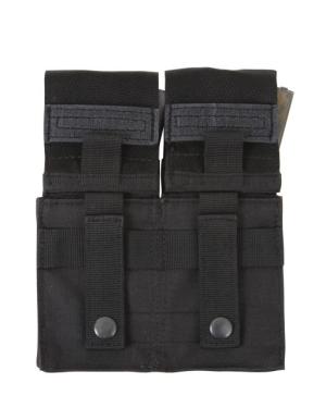 Rothco MOLLE Double M16 Pouch w/ Inserts, Black, 50115-Black