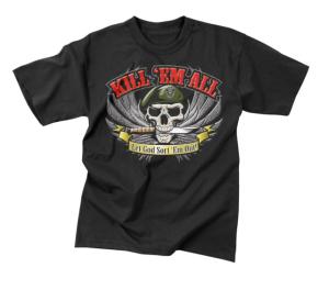 Rothco Kill 'Em All T-Shirt, XL, 66160-XL