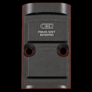 C&H Precision V4 MIL/LEO Holosun 509T Optics Steel Mounting Plate With Rear Sight for FNX-45 Pistols