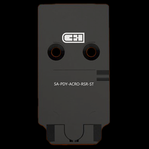 C&H Precision Aimpoint ACRO Optics Steel Mounting Plate with Rear Sight for Springfield Prodigy Pistols