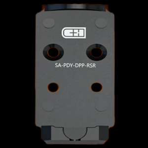 C&H Precision Leupold Delta Point Pro Optics Mounting Plate with Rear Sight for Springfield Prodigy Pistols