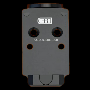C&H Precision Trijicon SRO Optics Mounting Plate with Rear Sight for Springfield Prodigy Pistols