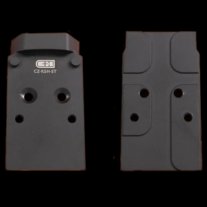 C&H Precision V4 MIL/LEO RMR / Holosun Optics Steel Mounting Plate With Rear Sight for CZ P-10 OR Pistols