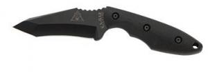 KA-BAR Knives Hell Fire Fixed Blade Knife, 3 9/16in Blade, Black 2-2486-7